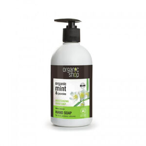 Organic Shop Hydratačné mydlo na ruky Mätový jazmín (Hand Soap) 500 ml