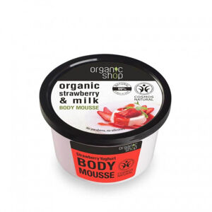 Organic Shop Tělová pena Jahody a jogurt (Body Mousse) 250 ml