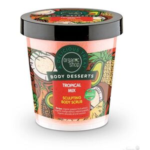 Organic Shop Tělo vý peeling Body Desserts Tropický mix (Sculpting Body Scrub) 450 ml