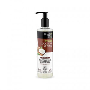 Organic Shop Tropický kokosový hydratačný šampón s bambuckým maslom ( Moisturising Shampoo) 280 ml