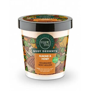 Organic Shop Vyživujúci telová pena Mandle a med ( Nourish ing Body Mousse) 450 ml