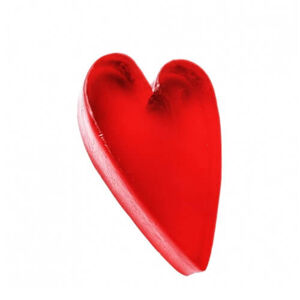 Organique Tuhé glycerínové mydlo v tvare srdca Heart (Glycerine Soap) 60 g