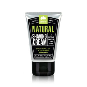 Pacific Shaving Pánsky prírodný krém na holenie Natural (Shaving Cream) 100 ml