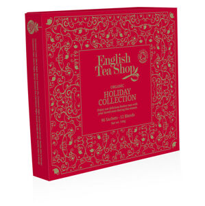English Tea Shop Papierová kolekcia 96 pyramídových vrecúšok - Kolekcia vianočný zima Vánoční červená kolekce