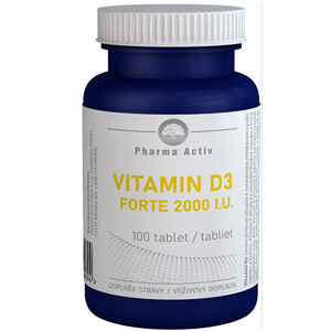 Pharma Activ Vitamin D3 Forte 2000 I.U. 100 tbl.