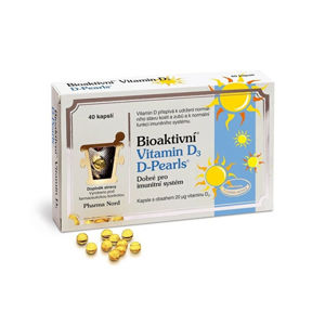 Pharma Nord Bioaktívne Vitamín D3 D-Pearls 40 kapsúl