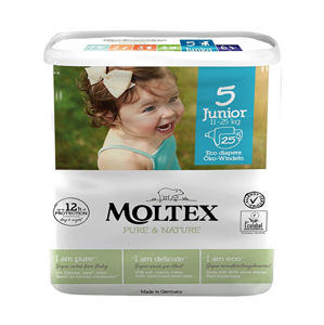 Moltex Pure & Nature Plienky Moltex Pure & Natu re Junior 11-16 kg (25 ks)