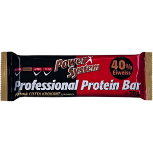 Power System Professional Protein Bar 40% Panna-Cotta brittle 70 g - ZĽAVA - KRÁTKA EXPIRÁCIA - 31.12.2020