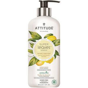Attitude Prírodné mydlo na ruky Super Leaves s detoxikačným účinkom - citrusové listy 473 ml