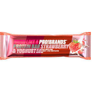 PRO!BRANDS Protein Bar 45 g - jahoda / jogurt