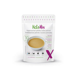 KetoMix Proteinová kari polévka s kuřecí příchutí (10 porcí)