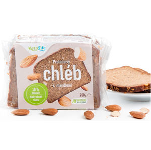 KetoLife Proteínový chlieb - S mandľami 250 g + 2 mesiace na vrátenie tovaru