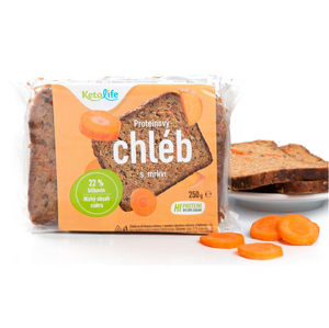 KetoLife Proteínový chlieb - S mrkvou 250 g + 2 mesiace na vrátenie tovaru