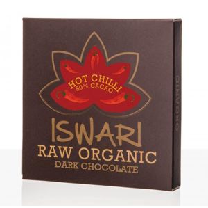 Iswari Raw čokoláda - Hot Chilli 80% BIO 75 g