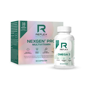 Reflex Nutrition REF Nexgen® PRO 90 kapsúl NEW + Omega 3 Refkex Nutrition 90 kapsúl
