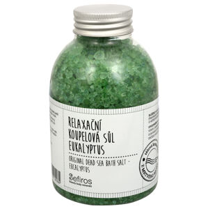 Sefiross Relaxačné kúpeľová soľ Eukalyptus (Original Dead Sea Bath Salt) 500 g