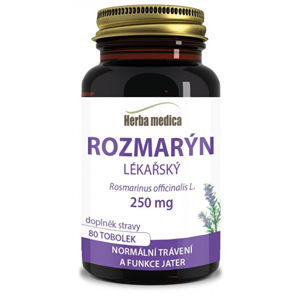 HerbaMedica Rosmarie - Rozmarín lekársky - 80 piluliek