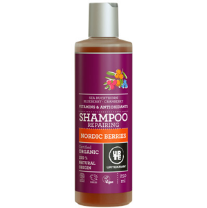 Urtekram Šampón Nordic Berries na poškodené vlasy BIO 250 ml