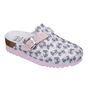 Scholl Zdravotní obuv - AMIATA 2.0 Light grey/Pink 42