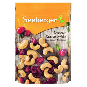Seeberger Kešu - brusnicový mix 150 g