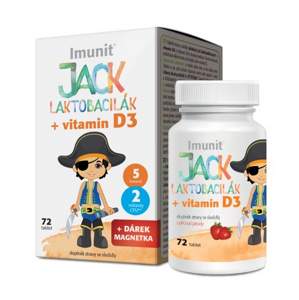 Simply You Laktobacily Jack Laktobacilák Imunit + vitamín D3 36 tablet