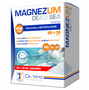 Simply You Magnezum Dead Sea Da Vinci Academia tbl.80 -ZĽAVA - potrhaný ŠKATUĽA