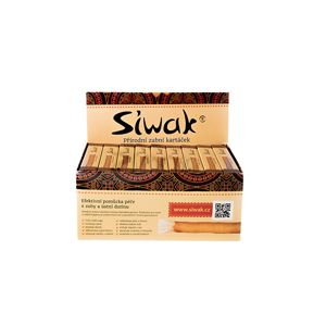 Siwak Prírodná zubná kefka + púzdro 36 ks