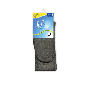 Soft Pánske ponožky so zdravotným lemom vysoké - antracitové 43 - 46