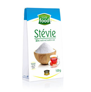 Look food s.r.o Stévia 10 x sladší ako tradičné biely cukor 100 g