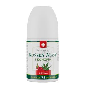 Swissmedicus Koňská mast s konopím hřejivá – roll-on 90 ml