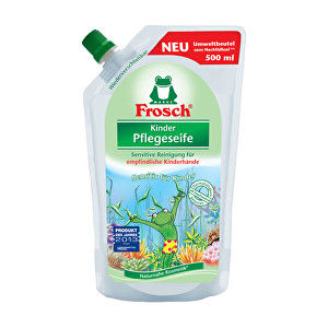 Frosch Tekuté mydlo pre deti - náhradná náplň 500 ml - ZĽAVA - poškodená etiketa