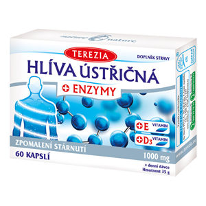 Terezia Company Hliva ustricovitá + enzýmy 60 kapsúl -ZĽAVA - poškodená krabička