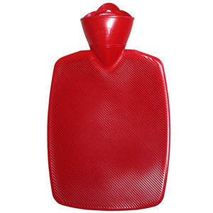 Hugo-Frosch Termofor Classic s vysokým drážkováním - červený, zvýšená tepelná izolace