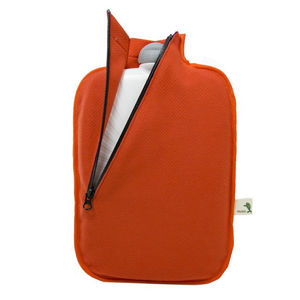 Hugo-Frosch Termofor Eco Classic Comfort se softshellovým obalem na zip – oranžový