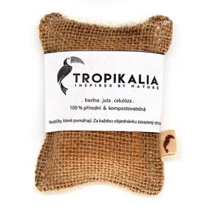 Tropikalia Kompostovateľná hubka na riad z juty, bavlny a prírodnej celulózy (Mini)