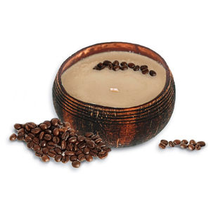 Tropikalia Sviečka z kokosu - vône Coffee Mocha