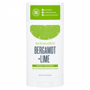 Schmidt´s Tuhý dezodorant bergamot + limetka (Signature Bergamot + Lime Deo Stick) 58 ml