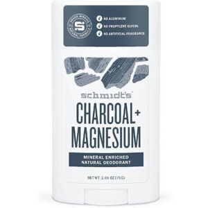 Schmidt´s Tuhý dezodorant drevené uhlie + horčík (Signature Active C harcoal + Magnesium Deo Stick) 58 ml