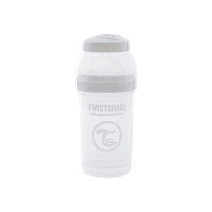 TWISTSHAKE Twistshake Dojčenská fľaša Anti-Colic 180 ml bílá