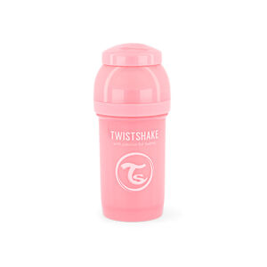 TWISTSHAKE Twistshake Dojčenská fľaša Anti-Colic 180 ml pastelově růžová