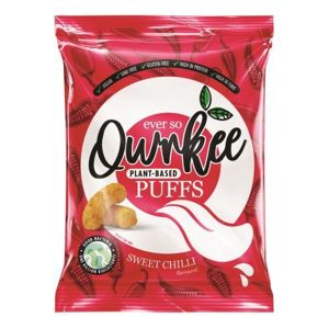 Qwrkee Vegan Probiotic Puffs - Chrumky s obsahom probiotík a sladkej papriky 80 g