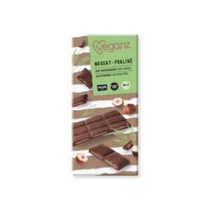 Veganz Nugátová pralinková čokoláda BIO 85 g