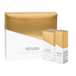 Venira VENIRA dárkový set - 40 denní kúra 80 kapslí a Sérum s BIO kyselinou hyaluronovou a vitamínem C 30 ml