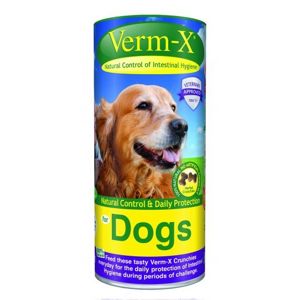 VERM-X Prírodné granule proti črevným parazitom pre psov 100 g