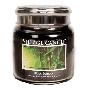 Village Candle Vonná sviečka v skle Black Bamboo 390 g