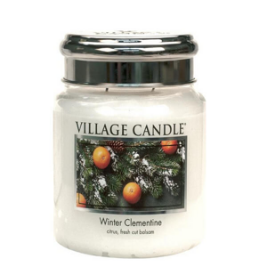 Village Candle Vonná sviečka v skle Winter Clementine 390 g