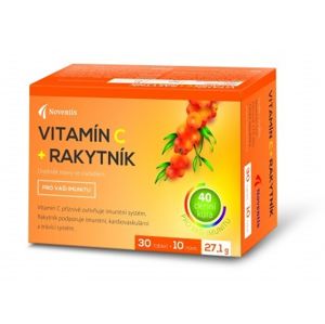 Noventis Vitamín C + Rakytník 30 tbl. + 10 tbl. ZDARMA