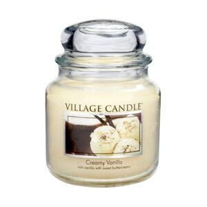 Village Candle Vonná sviečka v skle Vanilková zmrzlina (Creamy Vanilla) 397 g