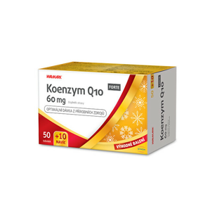 Walmark Koenzým Q10 60 mg FORTE 50+10 kapsúl NAVYŠE + 2 mesiace na vrátenie tovaru