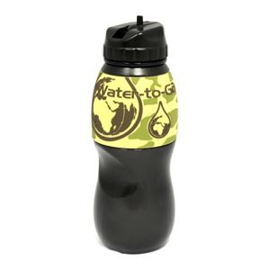 Water-to-GO Water-to-GO fľaša 0,75 l černá s pouštním lemem